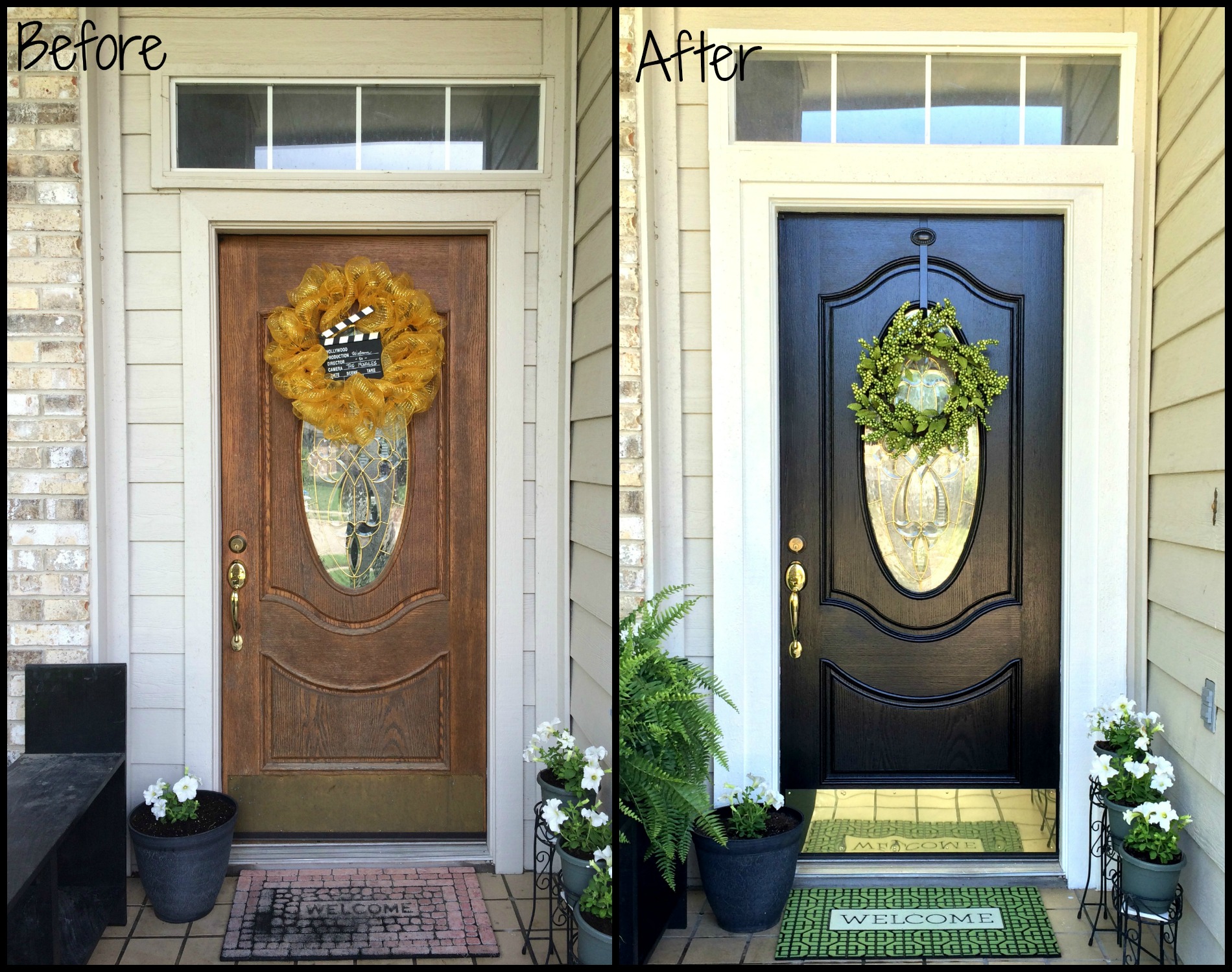 Before And After Front Door Makeovers Loris Decoration